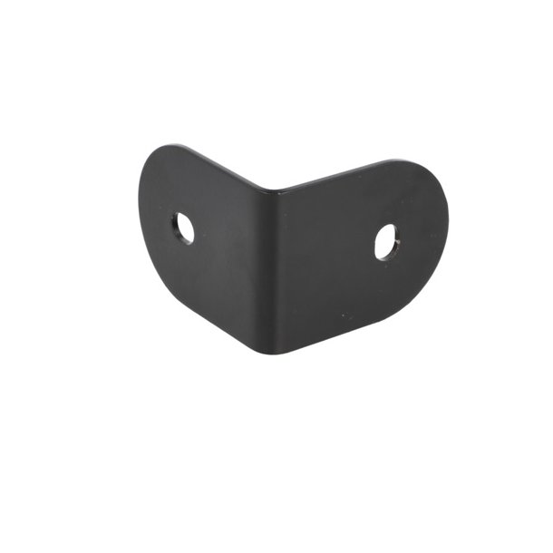 L-Vgbeslag 50x40x2mm - Sort - Rustfri Stl