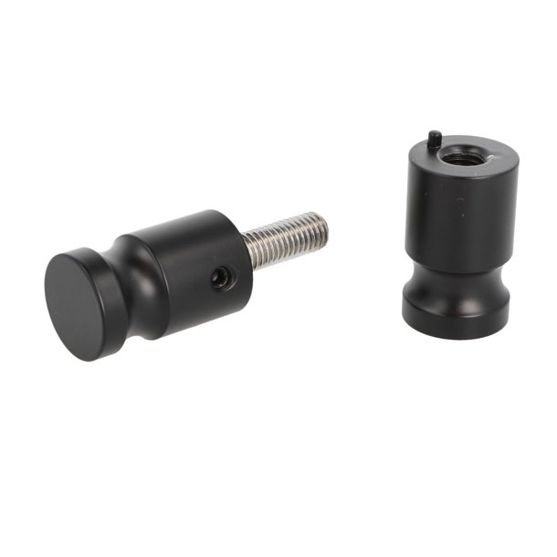 Drknop til Toiletbs 25x40mm - Sort - Rustfri Stl