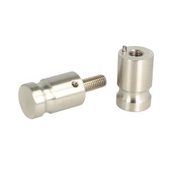D�rknop til Toiletb�s �25x40mm - Rustfri St�l 316 (Syrefast)