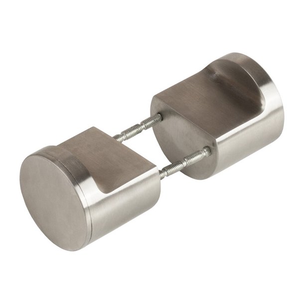 Drknop 40x39mm til Toiletbs - Rustfri Stl