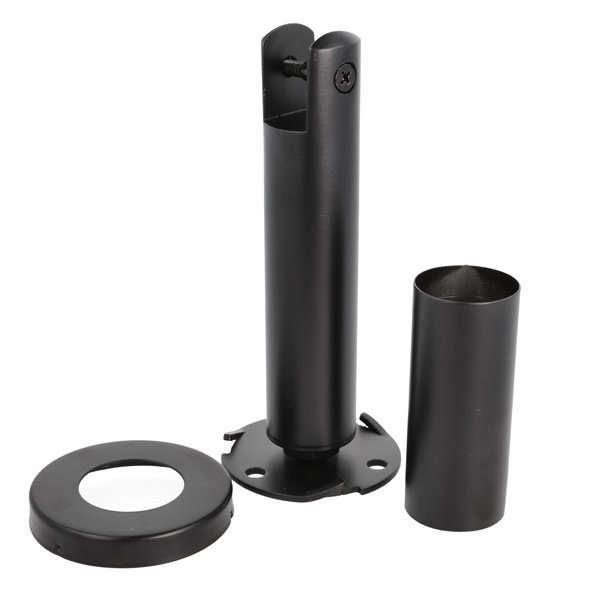 Fod til Toiletbs (118-175mm) - Sort - Rustfri Stl