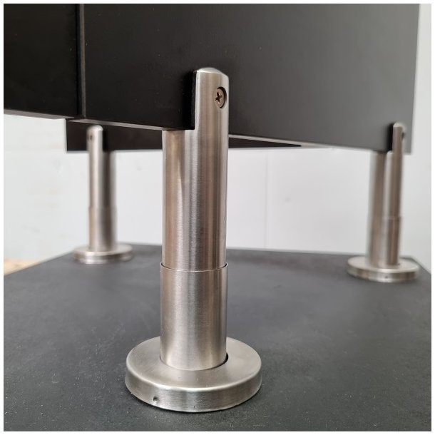 Fod til Toiletbs (118-175mm) - Rustfri Stl