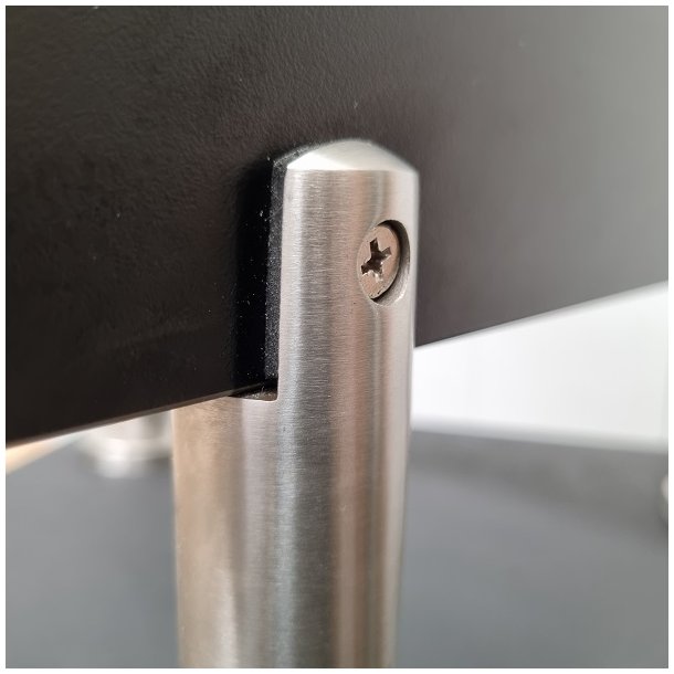 Fod til Toiletbs (118-175mm) - Rustfri Stl