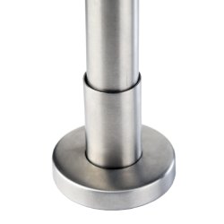 Fod til Toiletbs (128-160mm) - Rustfri Stl
