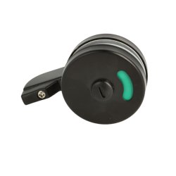 Toiletbestning- Rustfri Stl - med Markr - Sort