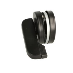 Toiletbestning- Rustfri Stl - med Markr - Sort