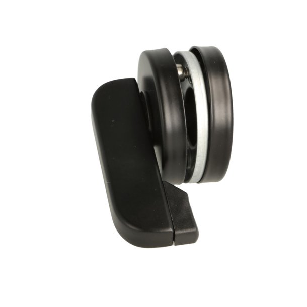 Toiletbestning- Rustfri Stl - med Markr - Sort