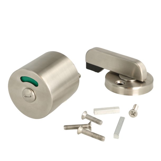Toiletbes�tning "Kubo" med Mark�r - Rustfri St�l 304