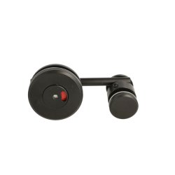 Toiletbes�tning "Milo" med Mark�r - Sort - Rustfri St�l 304