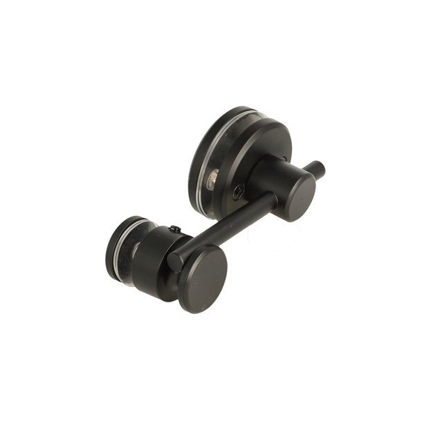 Toiletbes�tning "Milo" med Mark�r - Sort - Rustfri St�l 304