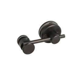 Toiletbes�tning "Milo" med Mark�r - Sort - Rustfri St�l 304