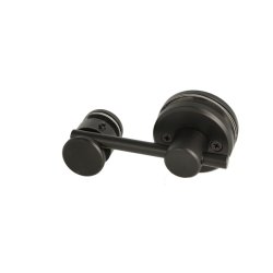 Toiletbes�tning "Milo" med Mark�r - Sort - Rustfri St�l 304