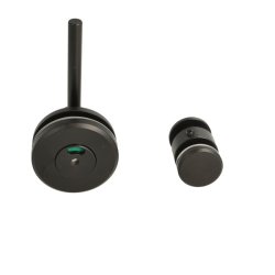 Toiletbes�tning "Milo" med Mark�r - Sort - Rustfri St�l 304
