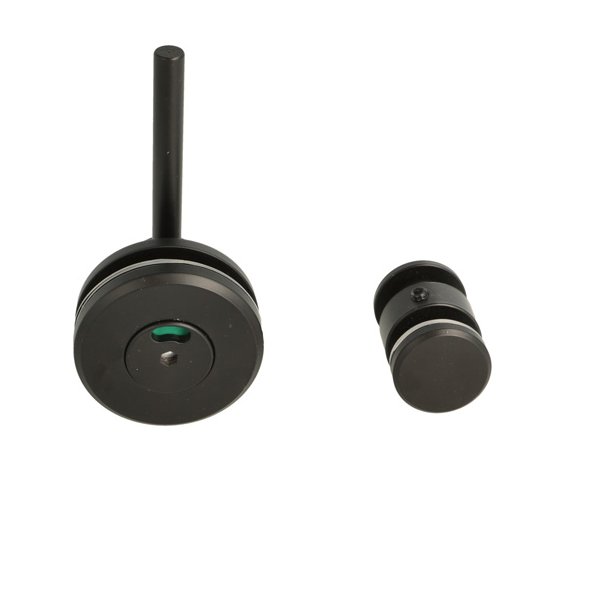 Toiletbes�tning "Milo" med Mark�r - Sort - Rustfri St�l 304