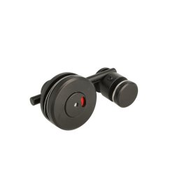 Toiletbes�tning "Milo" med Mark�r - Sort - Rustfri St�l 304