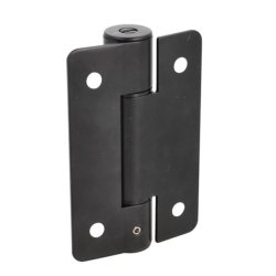 Fjederhngsel - Sort Rustfri Stl - 90x52x2mm