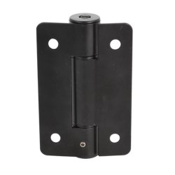 Fjederhngsel - Sort Rustfri Stl - 90x52x2mm