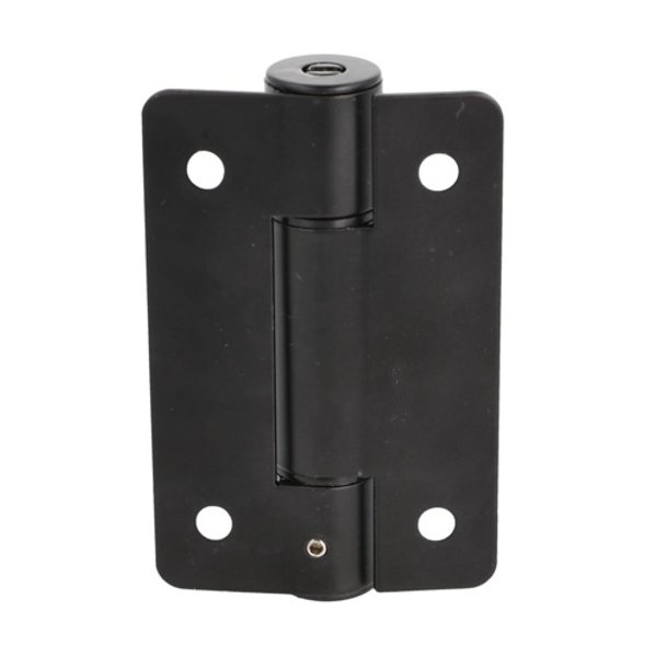 Fjederhngsel - Sort Rustfri Stl - 90x52x2mm