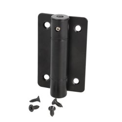 Fjederhngsel - Sort Rustfri Stl - 90x52x2mm