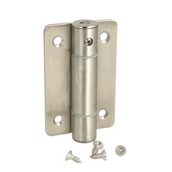 Fjederhngsel - Rustfri Stl - 90x52x2mm