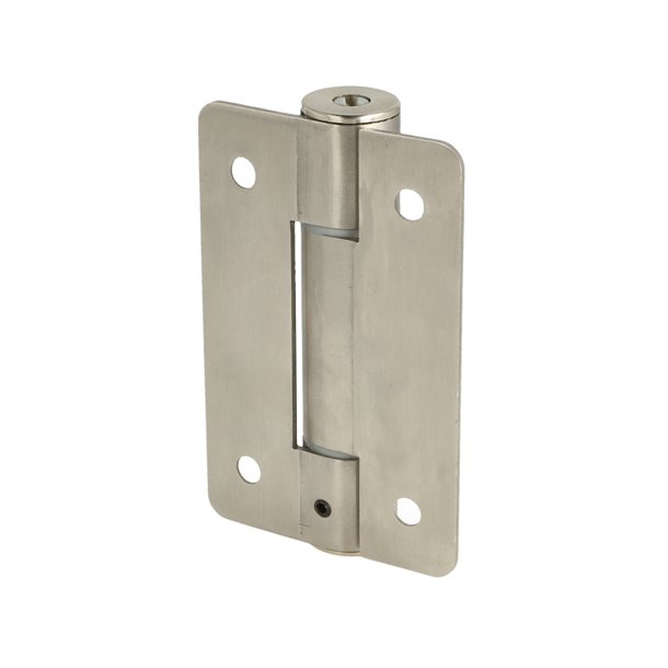 Fjederhngsel - Rustfri Stl - 90x52x2mm