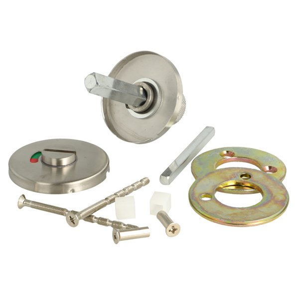 Toiletbestning "House" - Brstet Stl - med Markr