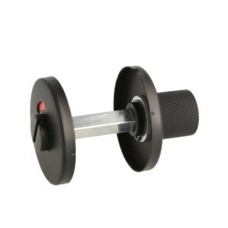 Toiletbestning "House" - Mat Sort - med Markr