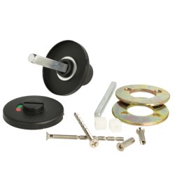 Toiletbestning "House" - Mat Sort - med Markr