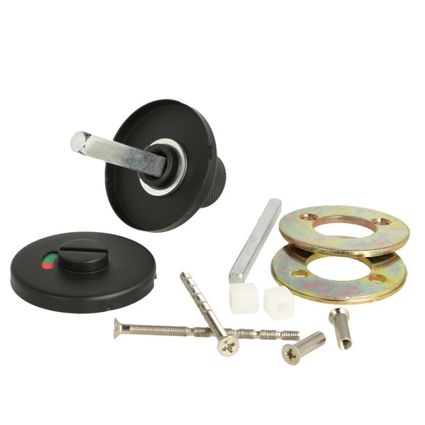 Toiletbestning "House" - Mat Sort - med Markr