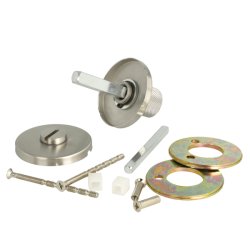 Toiletbestning "House" - Brstet Stl - uden Markr