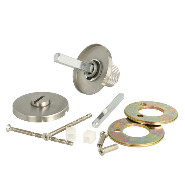 Toiletbestning "House" - Brstet Stl - uden Markr