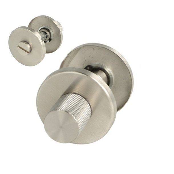 Toiletbestning "House" - Brstet Stl - uden Markr