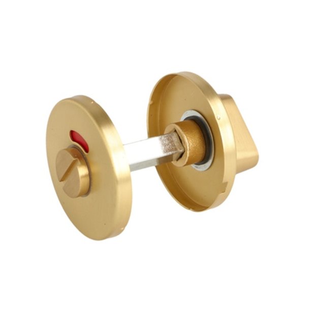 Toiletbestning "Pop" - Brstet Messing- med Markr