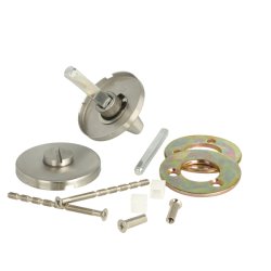 Toiletbestning "Pop" - Brstet Stl - uden Markr