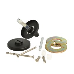 Toiletbestning "Pop" - Mat Sort - uden Markr