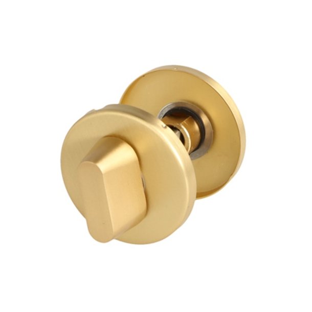 Toiletbestning "Pop" - Brstet Messing- uden Markr