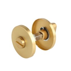 Toiletbestning "Pop" - Brstet Messing- uden Markr