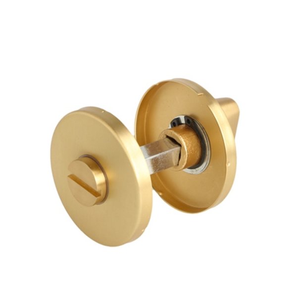 Toiletbestning "Pop" - Brstet Messing- uden Markr