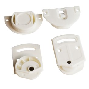 Skydedrsbeslag St til Skydedr - Hvid