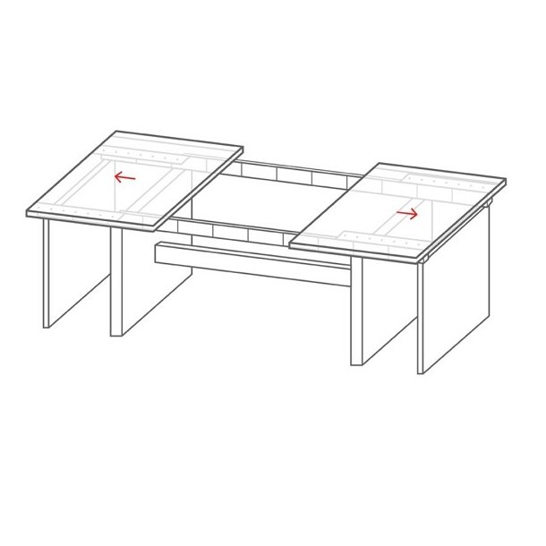 Bordudtrk Asynkron 90kg - bnings Lngde 1100mm