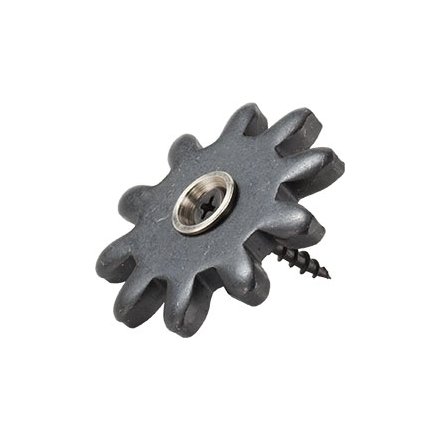 Gear Hjul �53mm - Sort Metal - til Bordudtr�k i Tr�