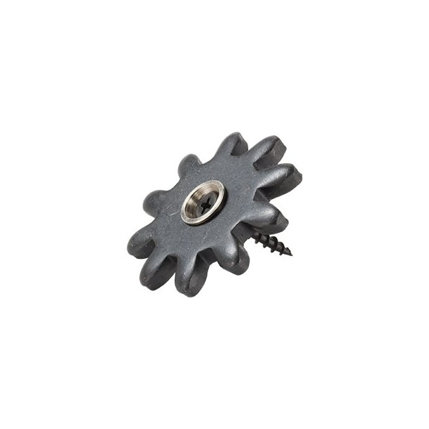 Gear Hjul �53mm - Sort Metal - til Bordudtr�k i Tr�