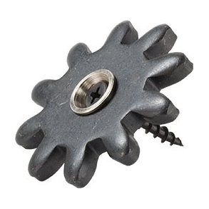 Gear Hjul 53mm - Sort Metal - til Bordudtrk i Tr