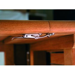 Spndebeslag med Klik Op Funktion - Lang - Gulforzinket