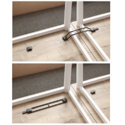 Gummibnd "Grabs" 176mm - Sort