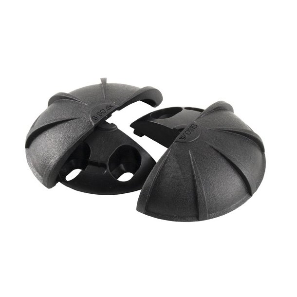 Spndebeslag "Turtle" 62mm - Sort