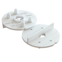 Boreskabelon til Sp�ndebeslag "Turtle"