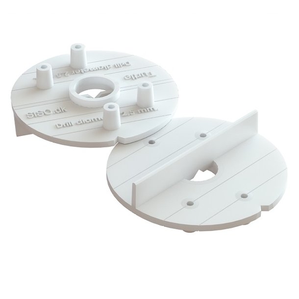 Boreskabelon til Sp�ndebeslag "Turtle"