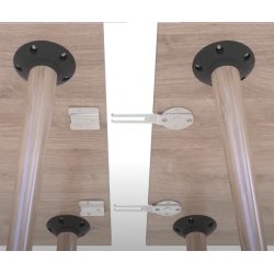 Koblingsbeslag 151mm - Elforzinket