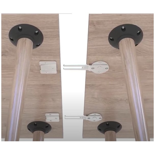 Koblingsbeslag 151mm - Elforzinket